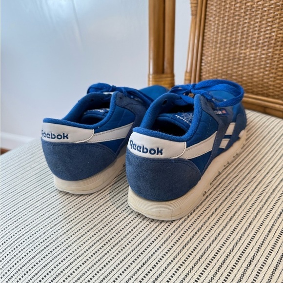 Reebok Classic Girls Blue and White Sneakers - Picture 5 of 7
